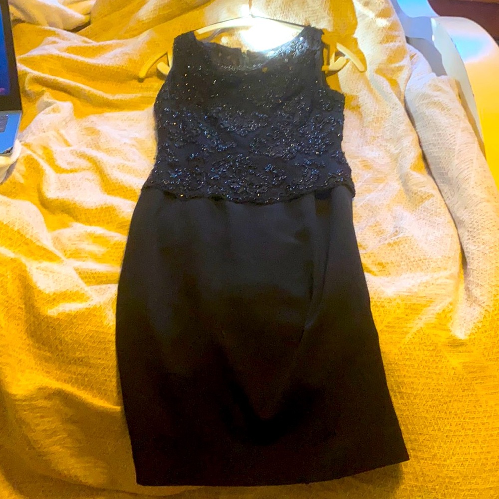 An elegant dress.